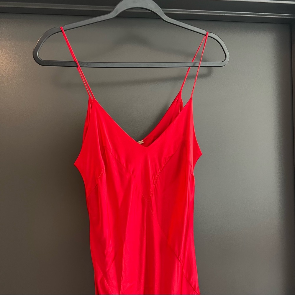 Cult Gaia Crissy gown maxi dress in red Size medium - Picture 5 of 11